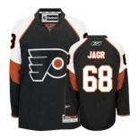 Philadelphia Flyers #68 Jaromir Jagr Authentic Third Black Jersey - Blackhawks Player Jersey