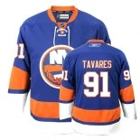 New York Islanders #91 John Tavares Authentic Home Royal Blue Jersey - Blackhawks Player Jersey