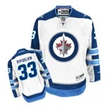 Winnipeg Jets #33 Dustin Byfuglien Authentic Away White Jersey - Blackhawks Player Jersey