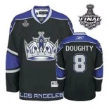 Drew Doughty Black Third Premier Jersey With Stanley Cup Finals For Sale Size M/48|L/50|XL/52|XXL/54|XXXL/56