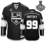 Wayne Gretzky Black Home Authentic Jersey With Stanley Cup Finals For Sale Size M/48|L/50|XL/52|XXL/54|XXXL/56