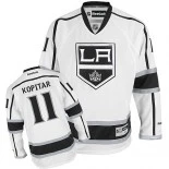 Los Angeles Kings #11 Anze Kopitar Authentic Away White Jersey - Blackhawks Player Jersey