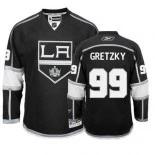 Los Angeles Kings #99 Wayne Gretzky Authentic Home Black Jersey - Blackhawks Player Jersey