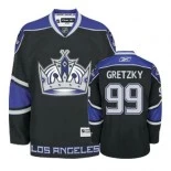 Los Angeles Kings #99 Wayne Gretzky Premier Third Black Jersey - Blackhawks Player Jersey