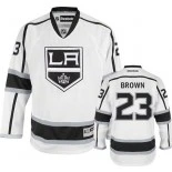 Los Angeles Kings #23 Dustin Brown Premier Away White Jersey - Blackhawks Player Jersey