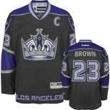 Los Angeles Kings #23 Dustin Brown Authentic Third Black Jersey - Blackhawks Player Jersey
