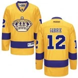 Los Angeles Kings #12 Marian Gaborik Premier Third Gold Jersey - Blackhawks Player Jersey