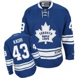 Toronto Maple Leafs #43 Nazem Kadri Premier New Third Royal Blue Jersey - Blackhawks Player Jersey