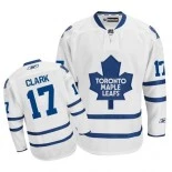 Toronto Maple Leafs #17 Wendel Clark Premier Away White Jersey - Blackhawks Player Jersey