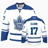 Toronto Maple Leafs #17 Wendel Clark Authentic Third White Jersey - Blackhawks Player Jersey