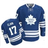 Toronto Maple Leafs #17 Wendel Clark Authentic New Third Royal Blue Jersey - Blackhawks Player Jersey