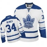 Toronto Maple Leafs #34 James Reimer Authentic Third White Jersey - Blackhawks Player Jersey