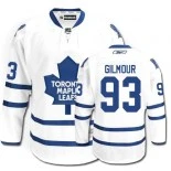 Toronto Maple Leafs #93 Doug Gilmour Authentic Away White Jersey - Blackhawks Player Jersey