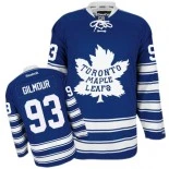 Toronto Maple Leafs #93 Doug Gilmour Authentic 2014 Winter Classic Royal Blue Jersey - Blackhawks Player Jersey
