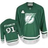 Tampa Bay Lightning #91 Steven Stamkos Authentic Green St Patty's Day Jersey - Blackhawks Player Jersey