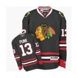 Chicago Blackhawks No.13 CM Punk Authentic Black Jersey Sale Size 48/M|50/L|52/XL|54/XXL|56/XXXL
