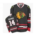 Chicago Blackhawks No.14 Viktor Tikhonov Authentic Black Jersey Sale Size 48/M|50/L|52/XL|54/XXL|56/XXXL