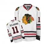 Chicago Blackhawks No.11 And rew Desjardins Authentic White Road Jersey Sale Size 48/M|50/L|52/XL|54/XXL|56/XXXL