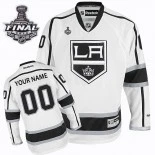 Los Angeles Kings Customized White Road Authentic Jersey With Stanley Cup Finals For Sale Size M/48|L/50|XL/52|XXL/54|XXXL/56