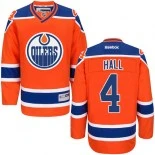Edmonton Oilers #4 Taylor Hall Authentic Third Orange Jersey - Blackhawks Player Jersey