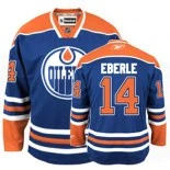 Edmonton Oilers #14 Jordan Eberle Premier Home Royal Blue Jersey - Blackhawks Player Jersey