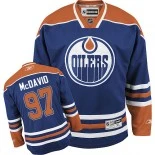 Edmonton Oilers #97 Connor McDavid Authentic Home Royal Blue Jersey - Blackhawks Player Jersey