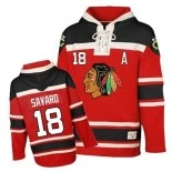 Denis Savard Red Sawyer Hooded Sweatshirt Authentic Jersey Size S|M|L|XL|XXL|XXXL|XXXXL