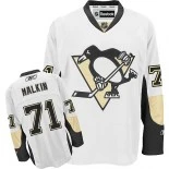 Pittsburgh Penguins #71 Evgeni Malkin Premier Away White Jersey - Blackhawks Player Jersey