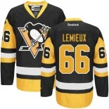 Pittsburgh Penguins #66 Mario Lemieux Premier Third Black/Gold Jersey - Blackhawks Player Jersey