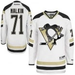 Pittsburgh Penguins #71 Evgeni Malkin Authentic White 2014 Stadium Series Jersey - Blackhawks Player Jersey
