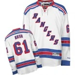 New York Rangers #61 Rick Nash Premier Away White Jersey - Blackhawks Player Jersey