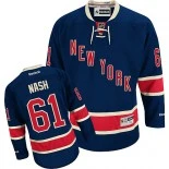 New York Rangers #61 Rick Nash Premier Third Navy Blue Jersey - Blackhawks Player Jersey