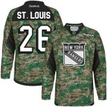 New York Rangers #26 Martin St. Louis Authentic Camo Veterans Day Practice Jersey - Blackhawks Player Jersey