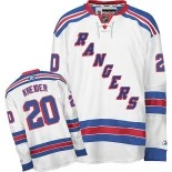 New York Rangers #20 Chris Kreider Authentic Away White Jersey - Blackhawks Player Jersey