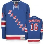 New York Rangers #16 Derick Brassard Premier Home Royal Blue Jersey - Blackhawks Player Jersey
