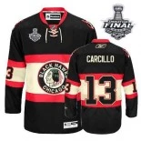 Dan Carcillo Black New Third Premier With 2013 Stanley Cup Finals Patch Jersey Size S|M|L|XL|XXL|XXXL|XXXXL