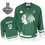 Duncan Keith Premier Green St Pattys Day With 2013 Stanley Cup Finals Patch Jersey Size S|M|L|XL|XXL|XXXL|XXXXL