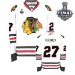 Jeremy Roenick Premier White With 2013 Stanley Cup Finals Patch Jersey Size S|M|L|XL|XXL|XXXL|XXXXL