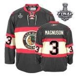 Keith Magnuson Premier Black New Third With 2013 Stanley Cup Finals Patch Jersey Size S|M|L|XL|XXL|XXXL|XXXXL