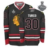 Marty Turco Black Premier With 2013 Stanley Cup Finals Patch Jersey Size S|M|L|XL|XXL|XXXL|XXXXL