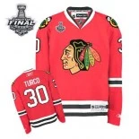 Marty Turco Red Home Premier With 2013 Stanley Cup Finals Patch Jersey Size S|M|L|XL|XXL|XXXL|XXXXL