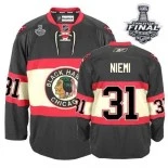 Antti Niemi Premier Black New Third With 2013 Stanley Cup Finals Patch Jersey Size S|M|L|XL|XXL|XXXL|XXXXL