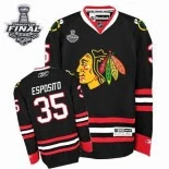 Tony Esposito Premier Black With 2013 Stanley Cup Finals Patch Jersey Size S|M|L|XL|XXL|XXXL|XXXXL
