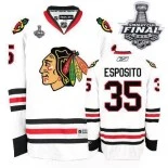 Tony Esposito Premier White With 2013 Stanley Cup Finals Patch Jersey Size S|M|L|XL|XXL|XXXL|XXXXL