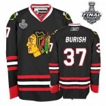 Adam Burish Premier Black With 2013 Stanley Cup Finals Patch Jersey Size S|M|L|XL|XXL|XXXL|XXXXL