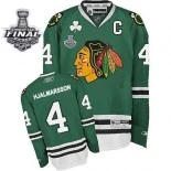 Niklas Hjalmarsson Green Premier With 2013 Stanley Cup Finals Patch Jersey Size S|M|L|XL|XXL|XXXL|XXXXL