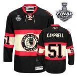 Brian Campbell Premier Black New Third With 2013 Stanley Cup Finals Patch Jersey Size S|M|L|XL|XXL|XXXL|XXXXL