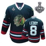 Nick Leddy Black Premier With 2013 Stanley Cup Finals Patch Jersey Size S|M|L|XL|XXL|XXXL|XXXXL