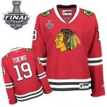 Jonathan Toews Red Women Home Authentic With 2013 Stanley Cup Finals Patch Jersey Size S|M|L|XL|XXL