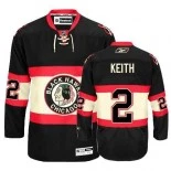 Duncan Keith Authentic Black New Third Jersey Size S|M|L|XL|XXL|XXXL|XXXXL